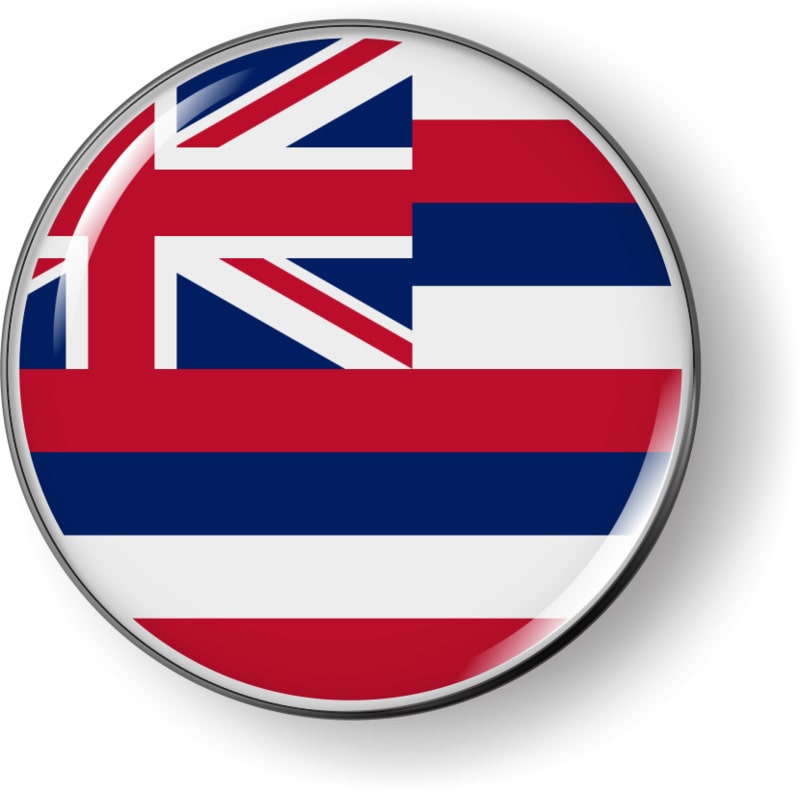 Hawaii - State Flag Emblem